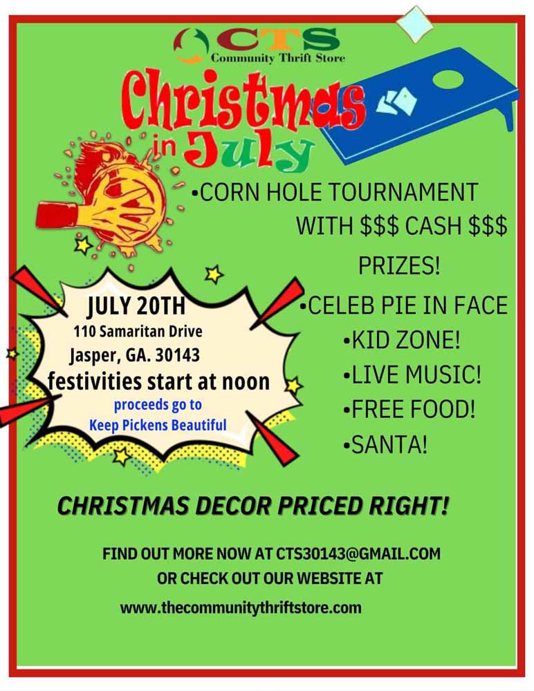 Christmas in July & Cornhole Tournament