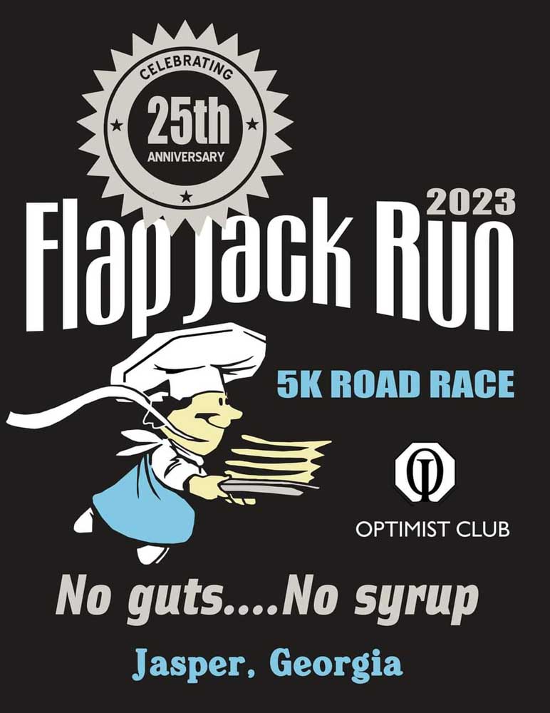 Flapjack 5K Road Race on June 24, 2023 0700 AM Pickens County