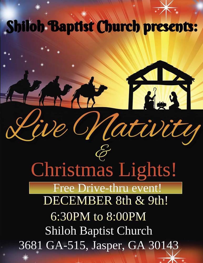 Live Nativity & Christmas Lights