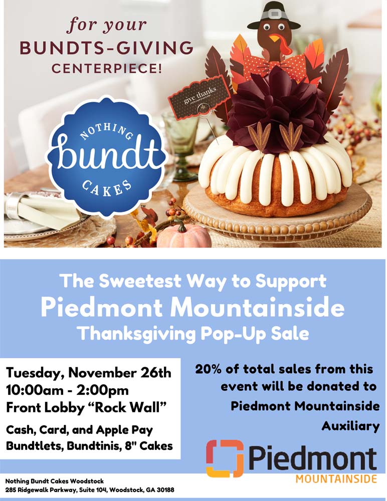 Nothing Bundt Cakes Fundraiser