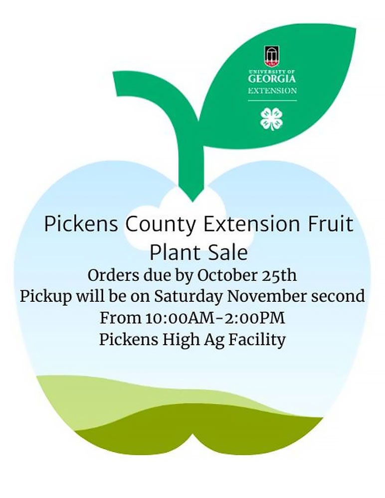 Pickens County Extension Fruit Plant Sale