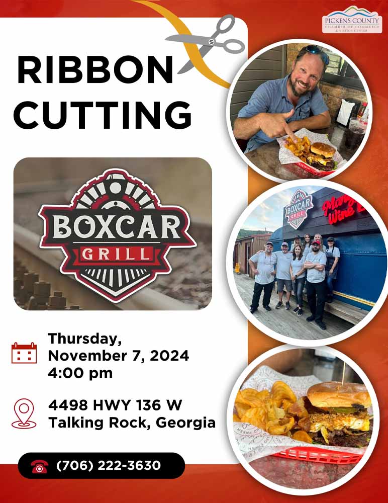 Ribbon Cutting:  Boxcar Grill