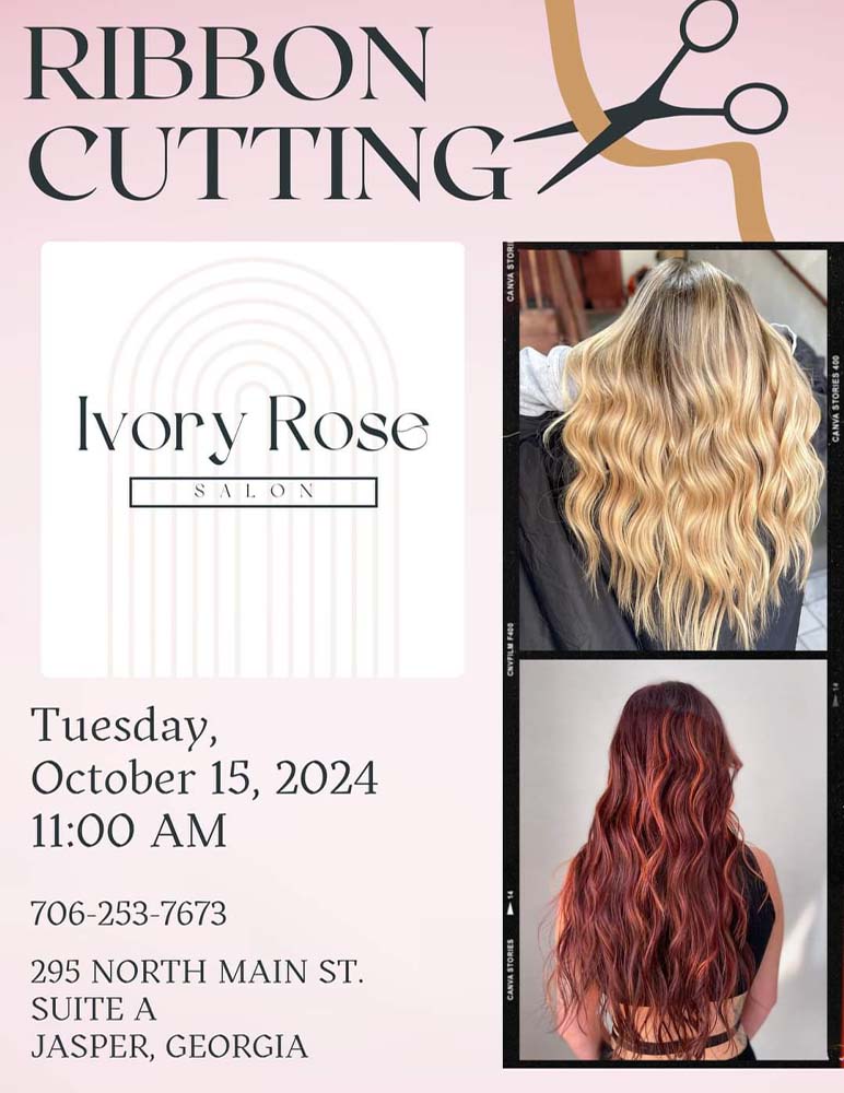 Ribbon Cutting:  Ivory Rose Salon