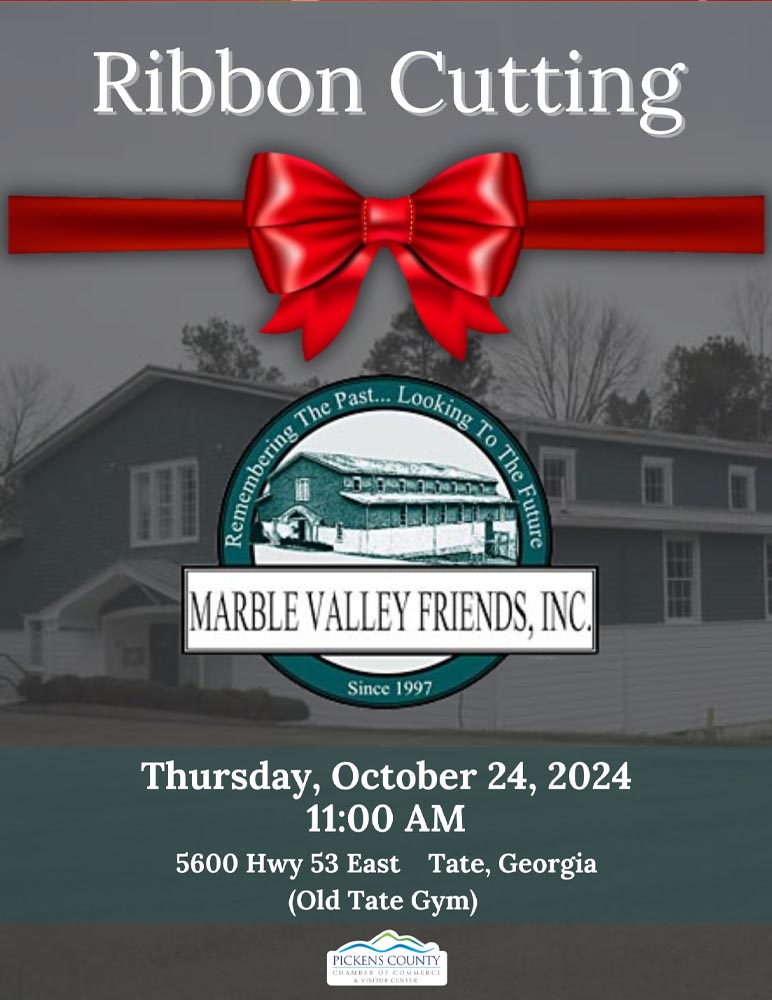 Ribbon Cutting:  Marble Valley Friends, Inc.