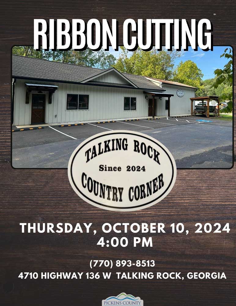 Ribbon Cutting:  Talking Rock Country Corner