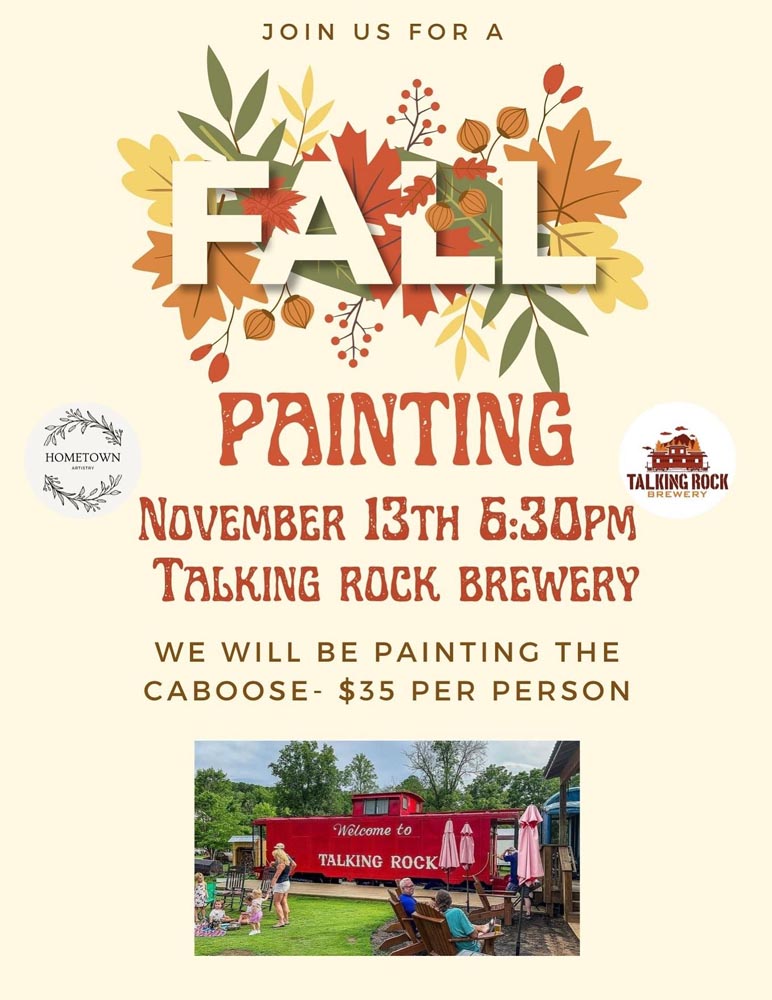 Talking Rock Brewery Fall Painting