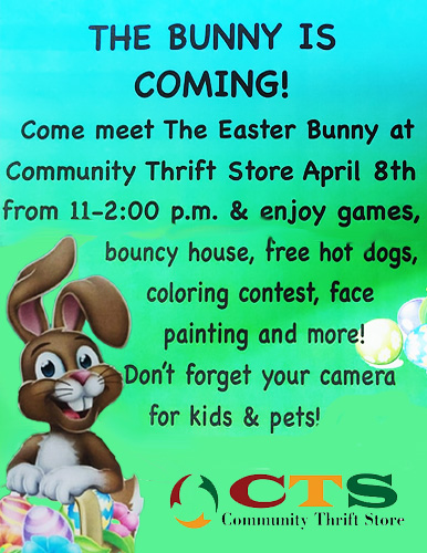 Visit With The Easter Bunny on April 08, 2023 11:00 AM - Pickens County ...