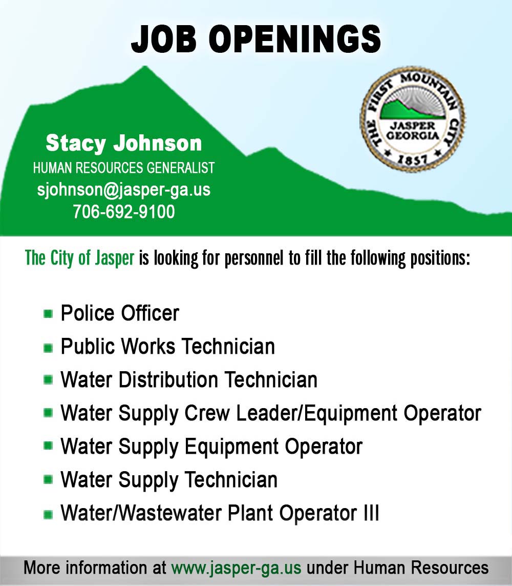 City of Jasper Accepting Applications for a Customer Service Representative
