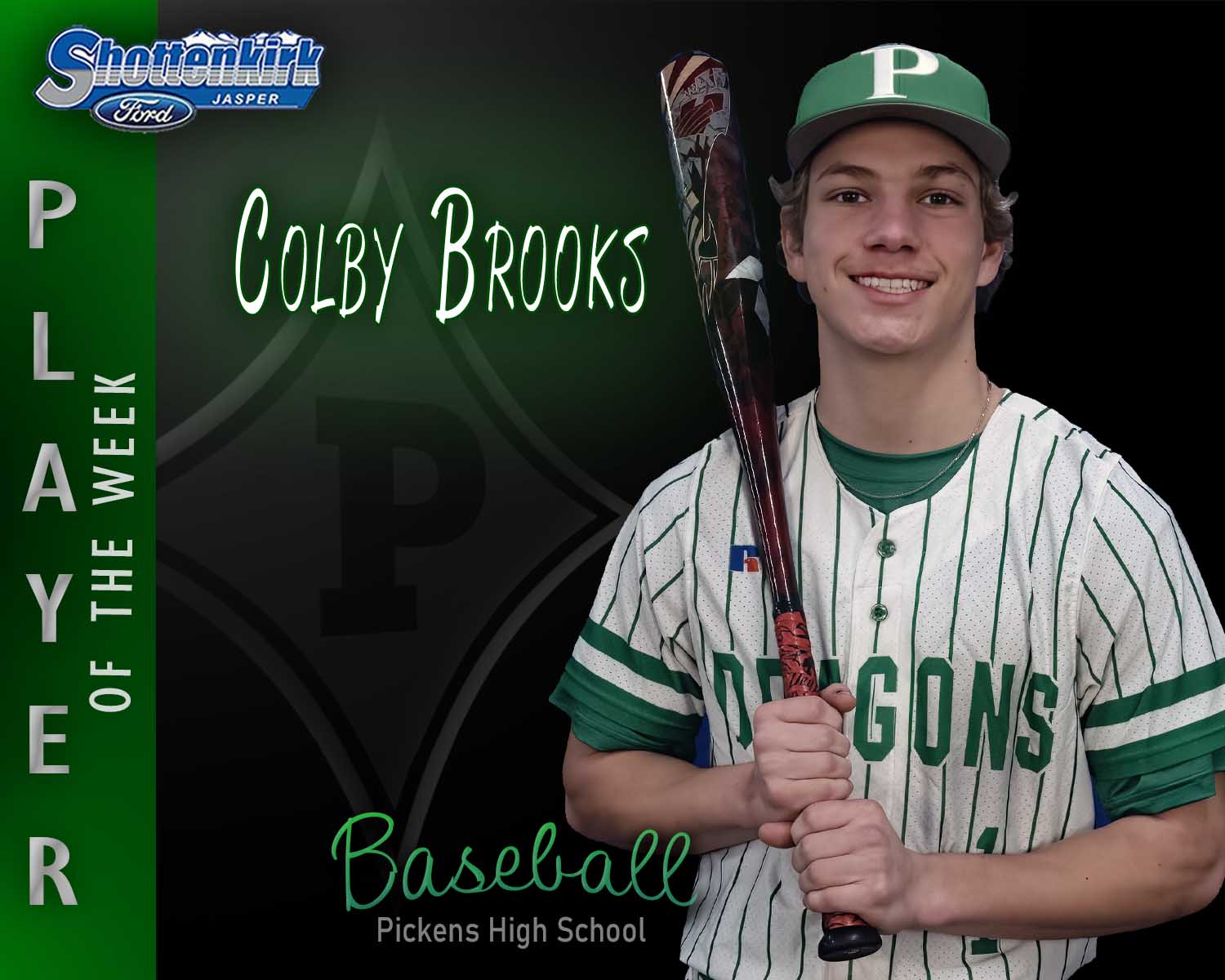 PHS Baseball Player of the Week #5 - Colby Brooks