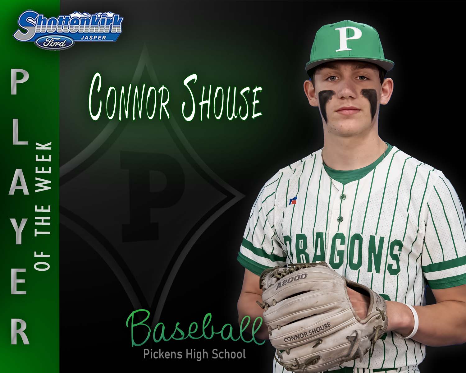 PHS Baseball Player of the Week #1 - Connor Shouse