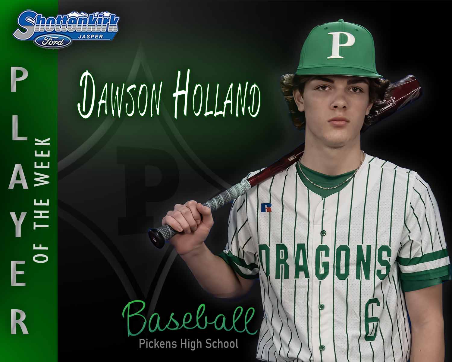 PHS Baseball Player of the Week #4 - Dawson Holland