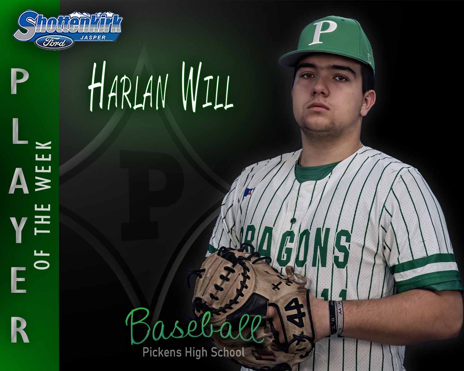 PHS Baseball Player of the Week #8 - Harlan Will