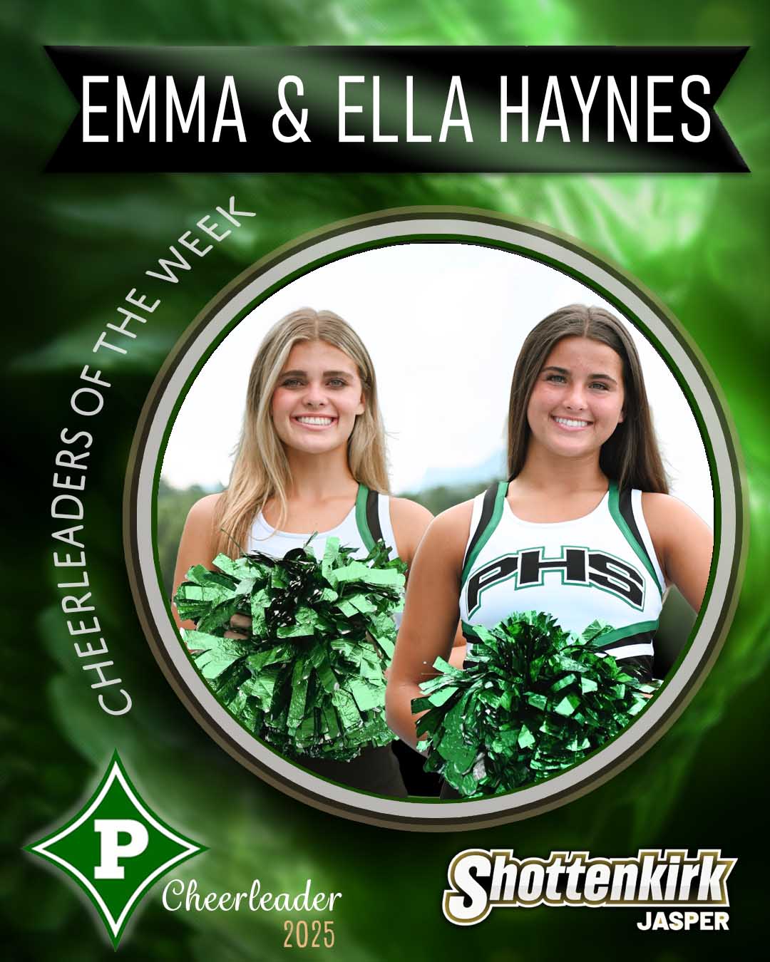 Emma & Ella Haynes PHS Cheerleader of the Week #5