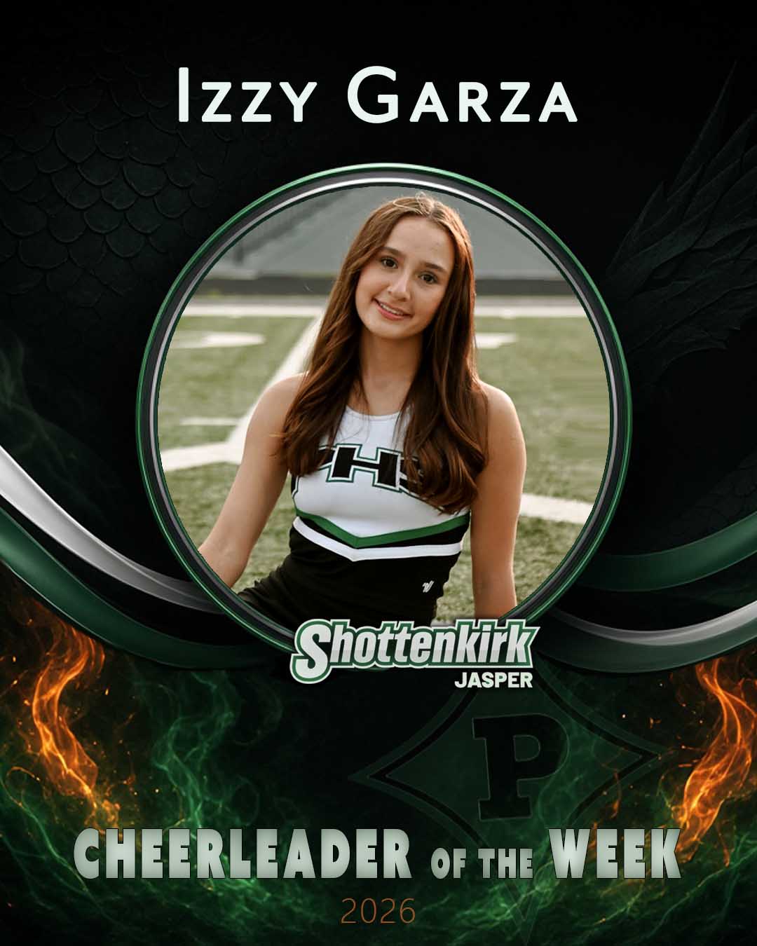 PHS Cheerleader of the Week of the Week #1 - Izzy Garaza