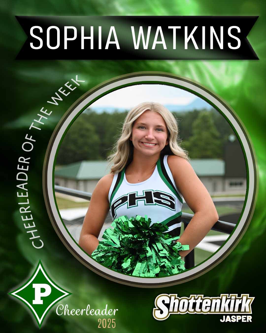 Sophia Watkins PHS Cheerleader of the Week #3