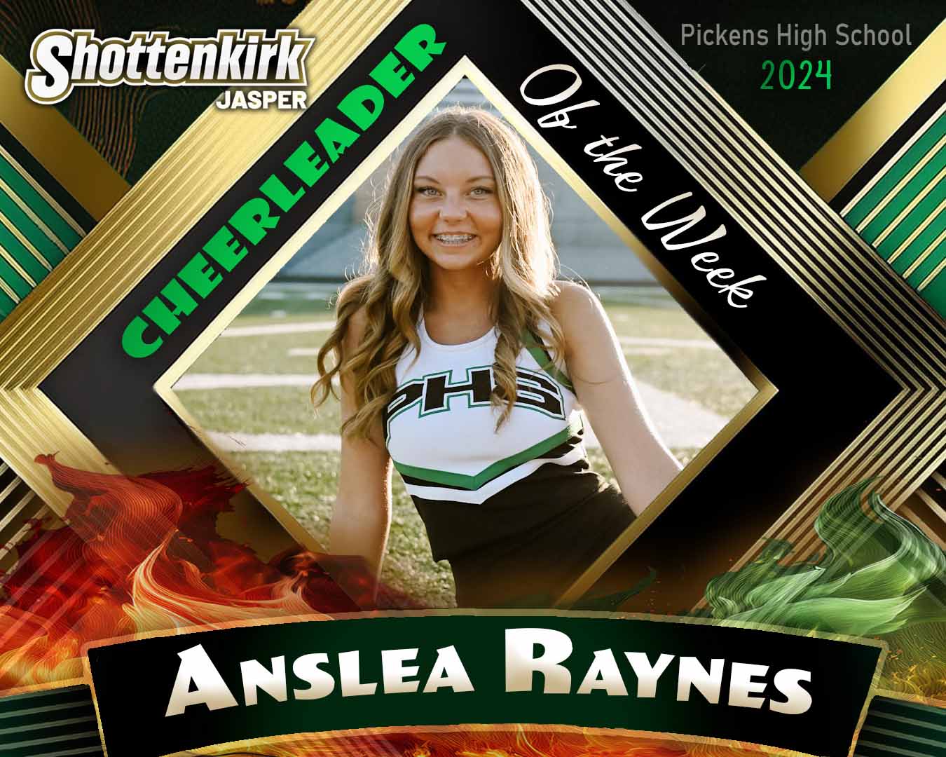 PHS Cheerleader of the Week #5 - Anslea Raynes