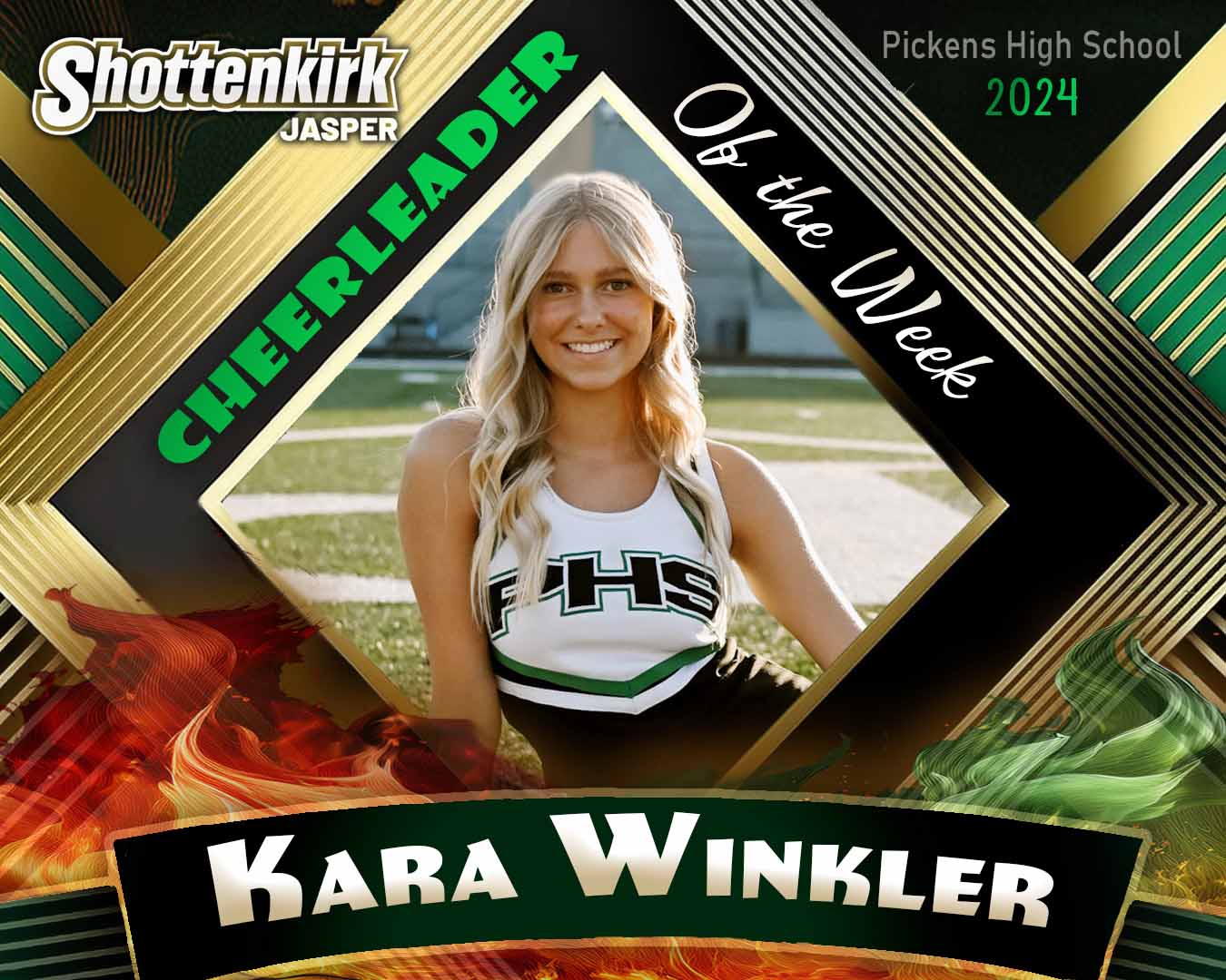 PHS Cheerleader of the Week #4 - Kara Winkler