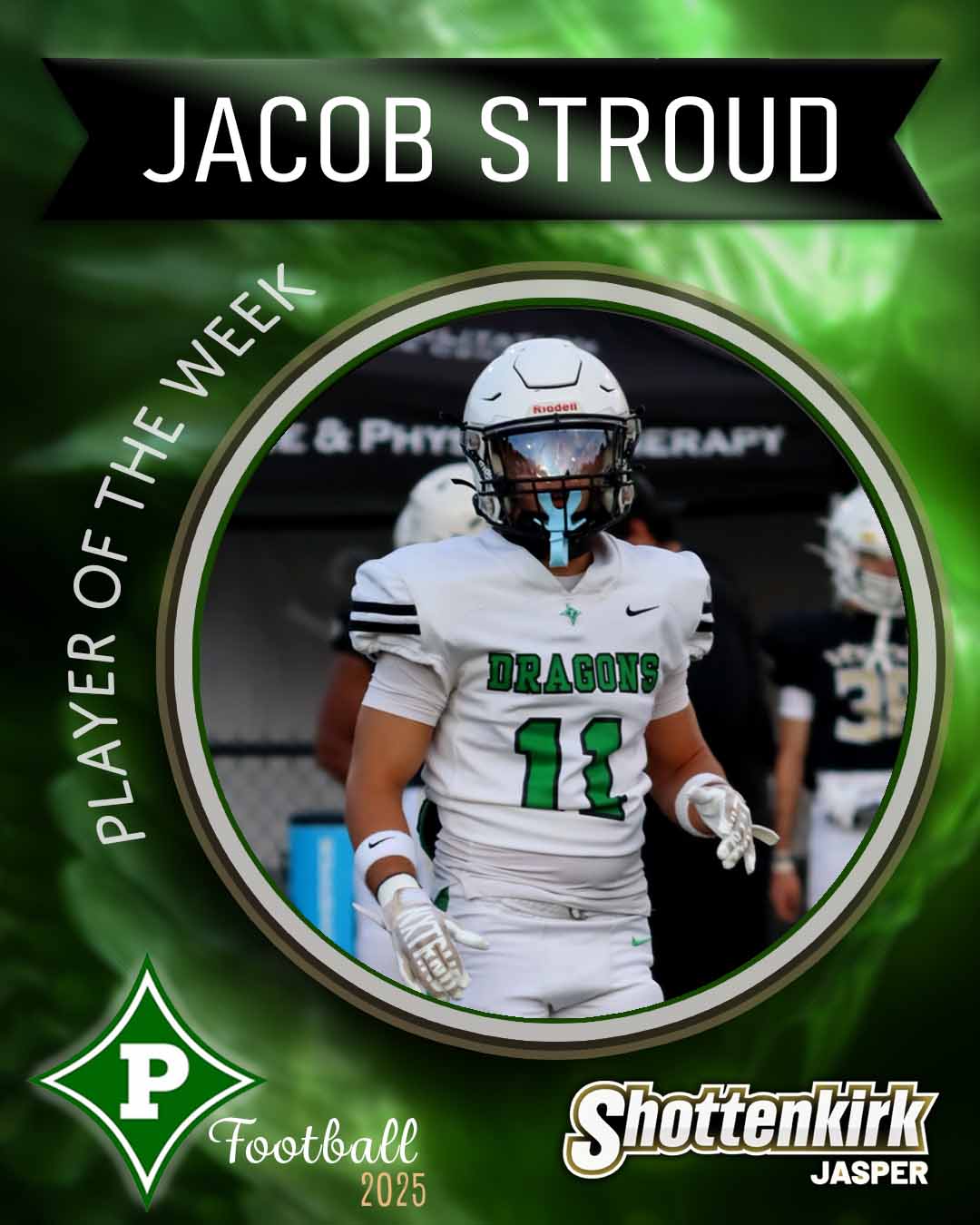 Jacob Stroud PHS Football Player of the Week #2