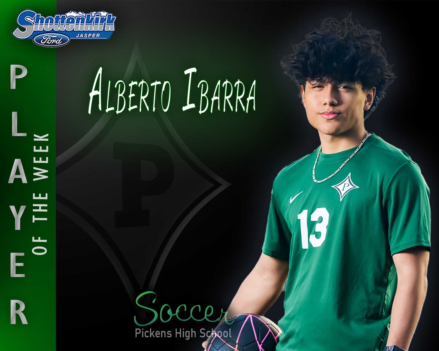 PHS Boys Soccer Player of the Week #3 - Alberto Ibarra