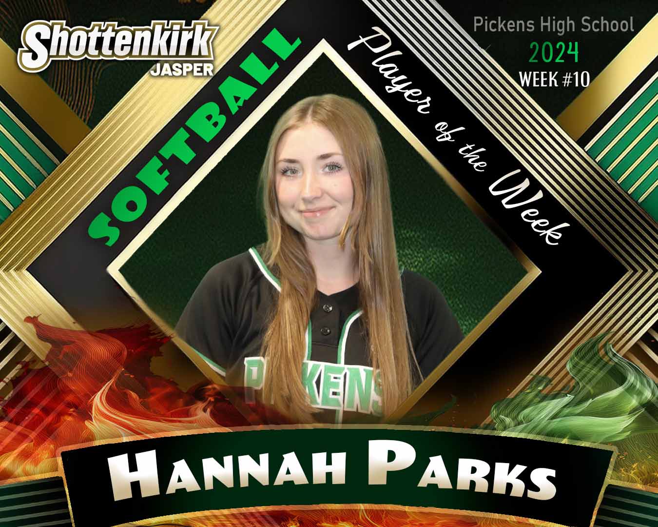 PHS Softball Player of the Week #10 - Hannah Parks