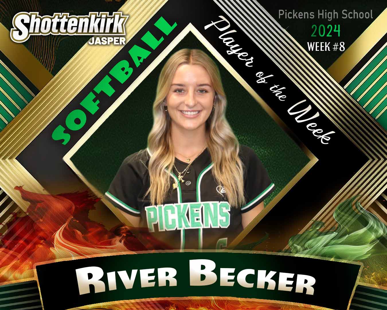 PHS Softball Player of the Week #8 - River Becker