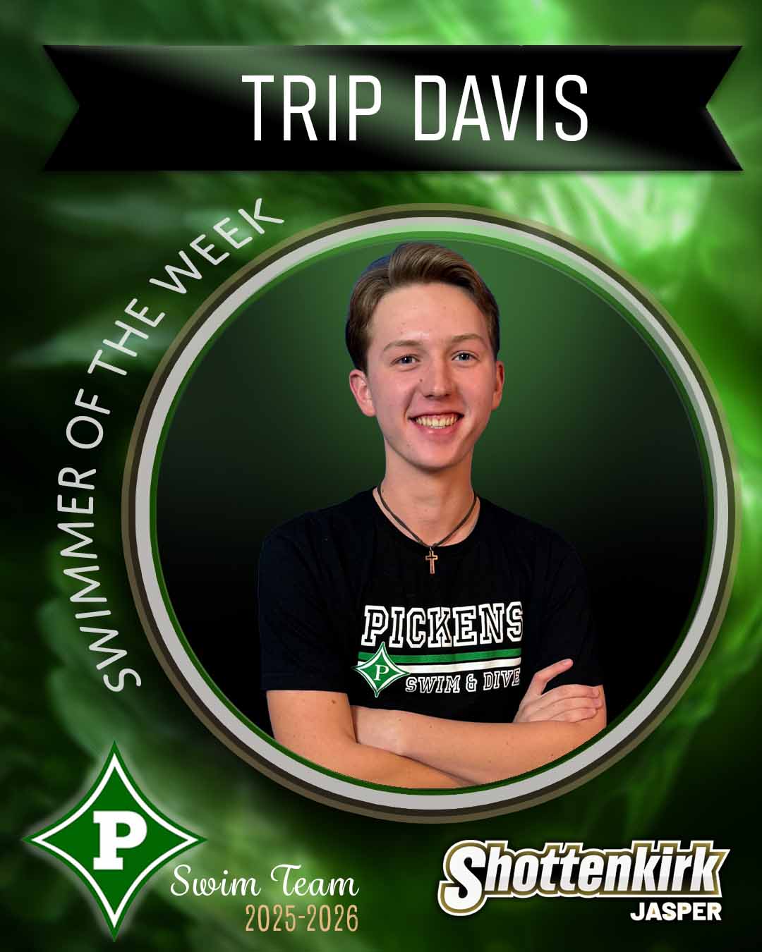 Trip Davis PHS Swimmer of the Week #2