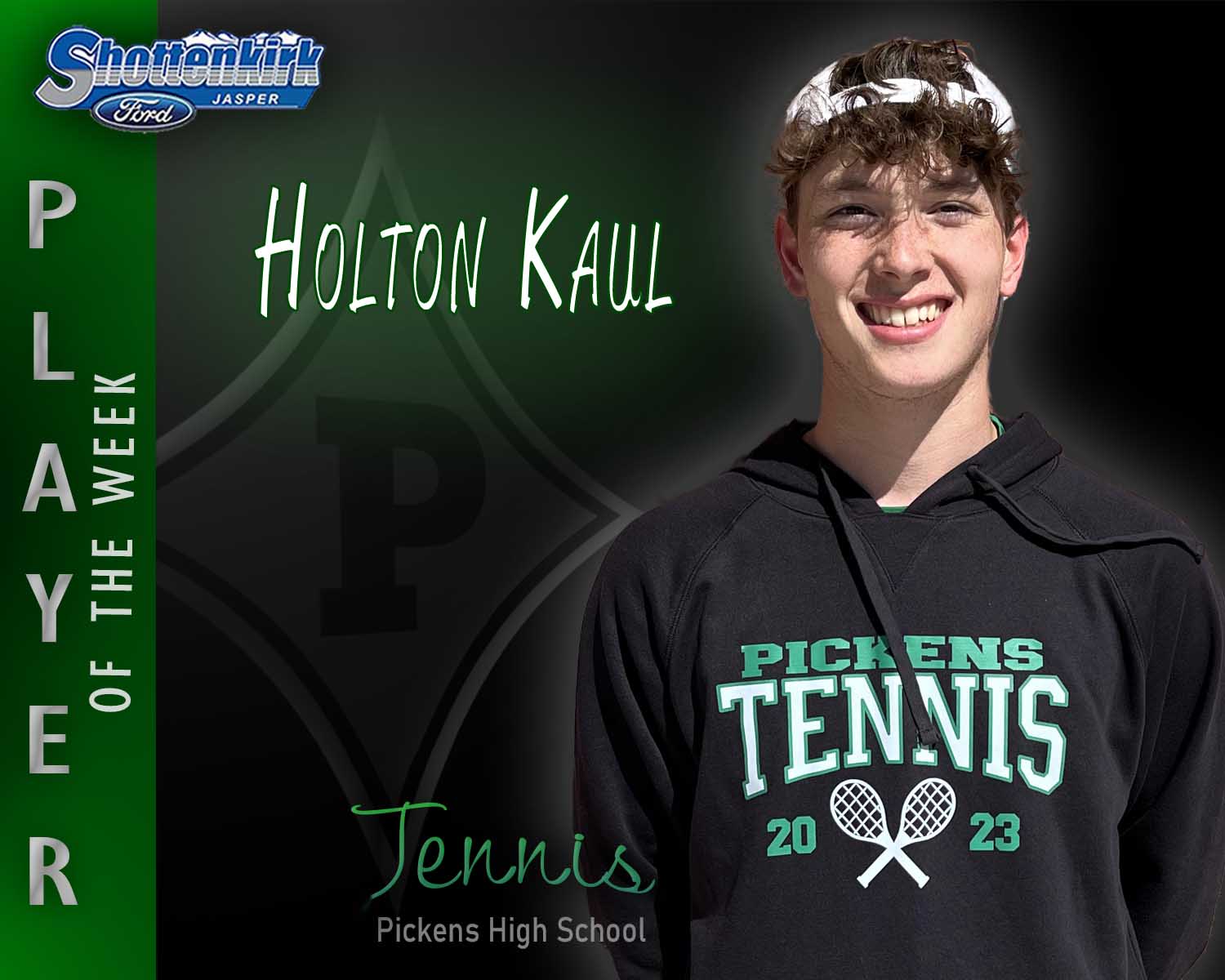PHS Boys Tennis Player of the Week #3 - JHolton Kaul