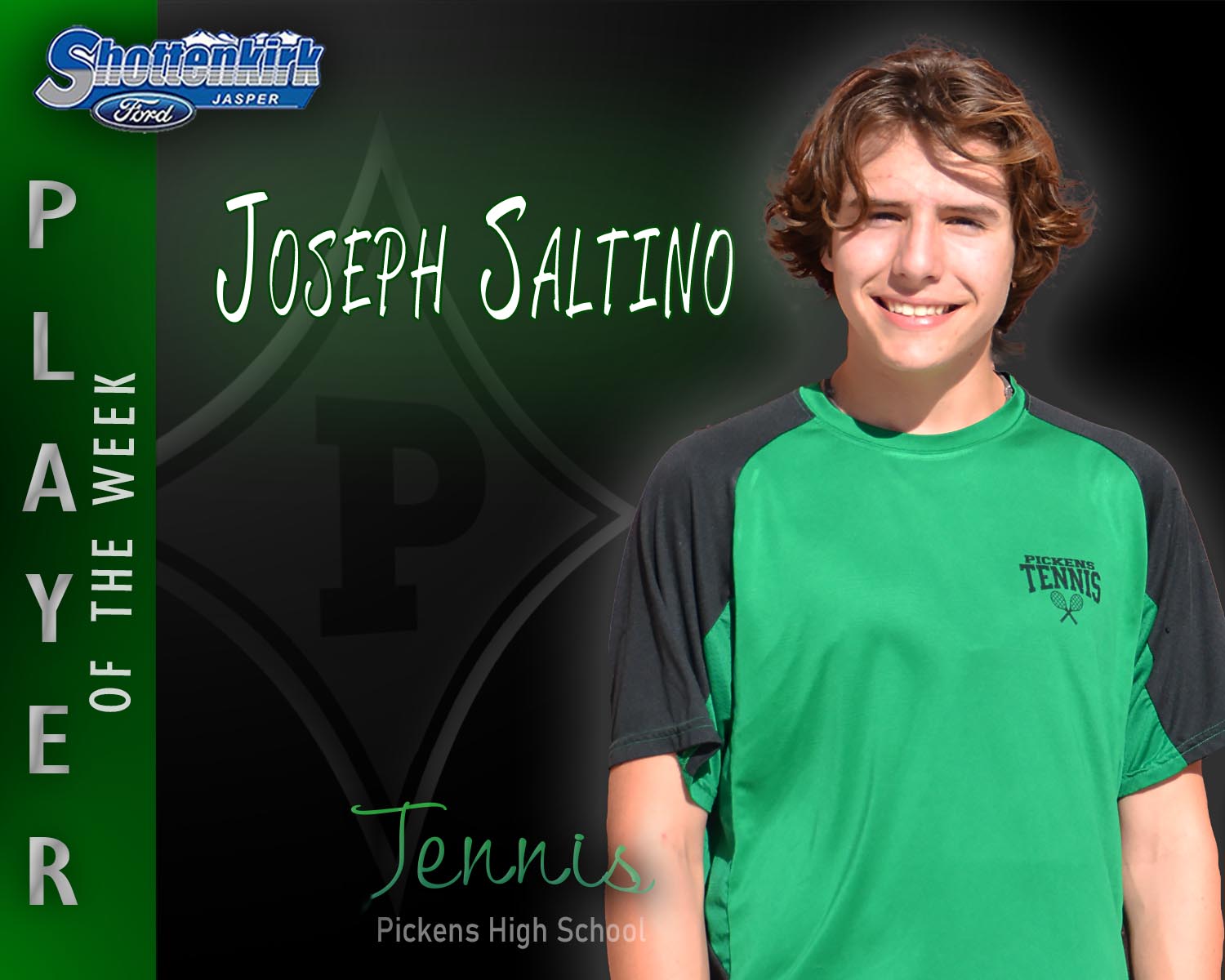PHS Boys Tennis Player of the Week #2 - Joseph Saltino
