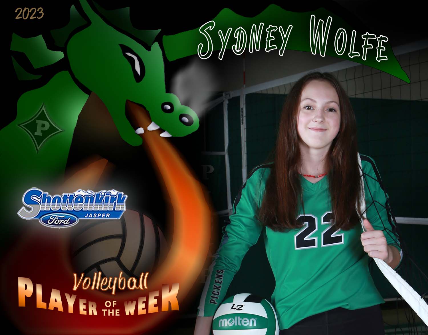 PHS Volleyball Player of the Week #3 - Sydney Wolfe