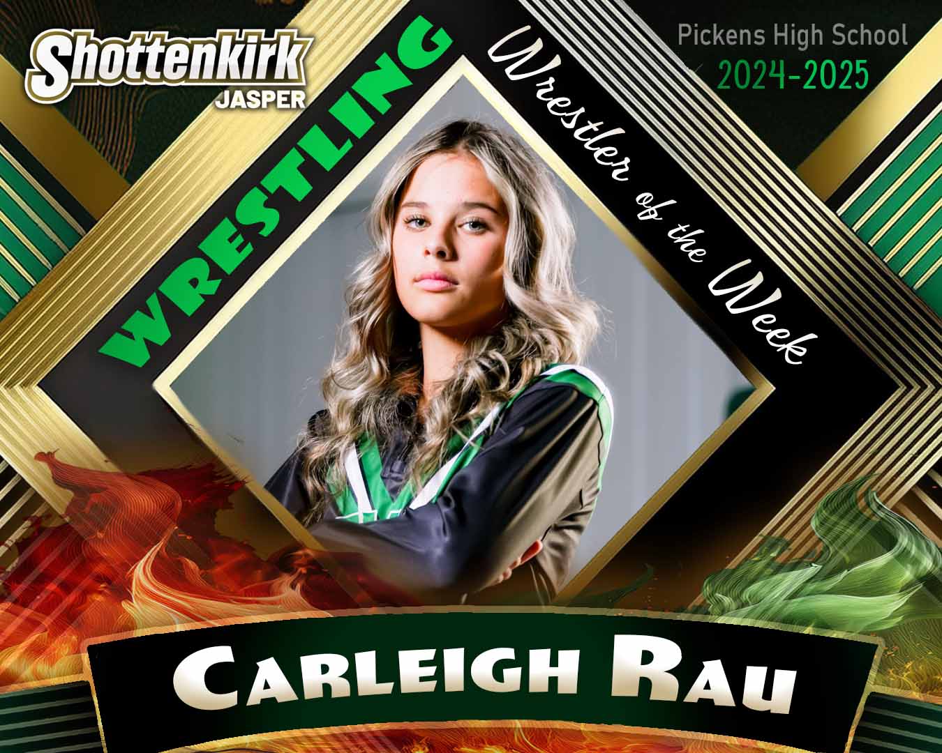 PHS Wrestler of the Week #3 - RCarleigh Rau