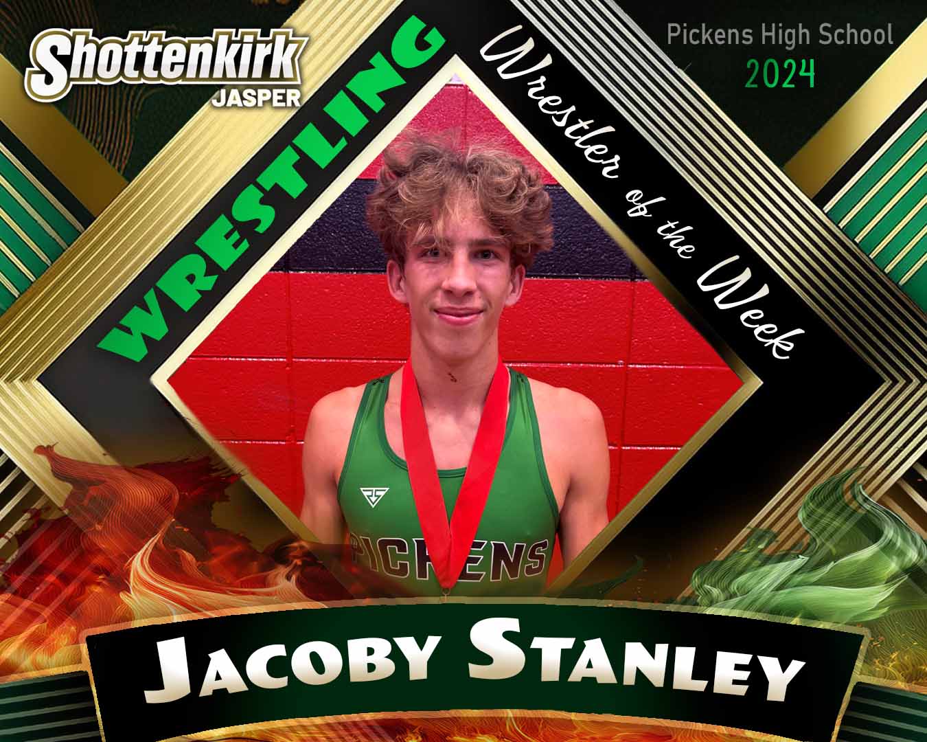 PHS Wrestler of the Week - Jacoby Stanley