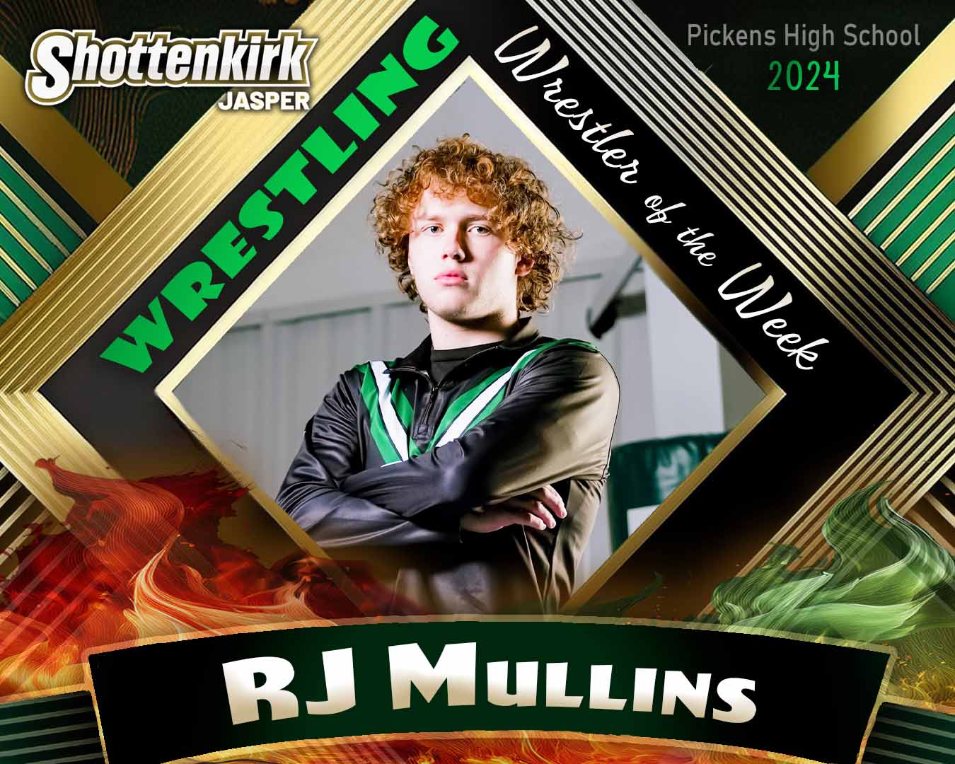 PHS Wrestler of the Week #2 - RJ Mullins