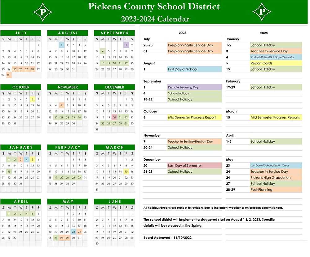 Pickens County Board Of Education November 2022 Pickens County