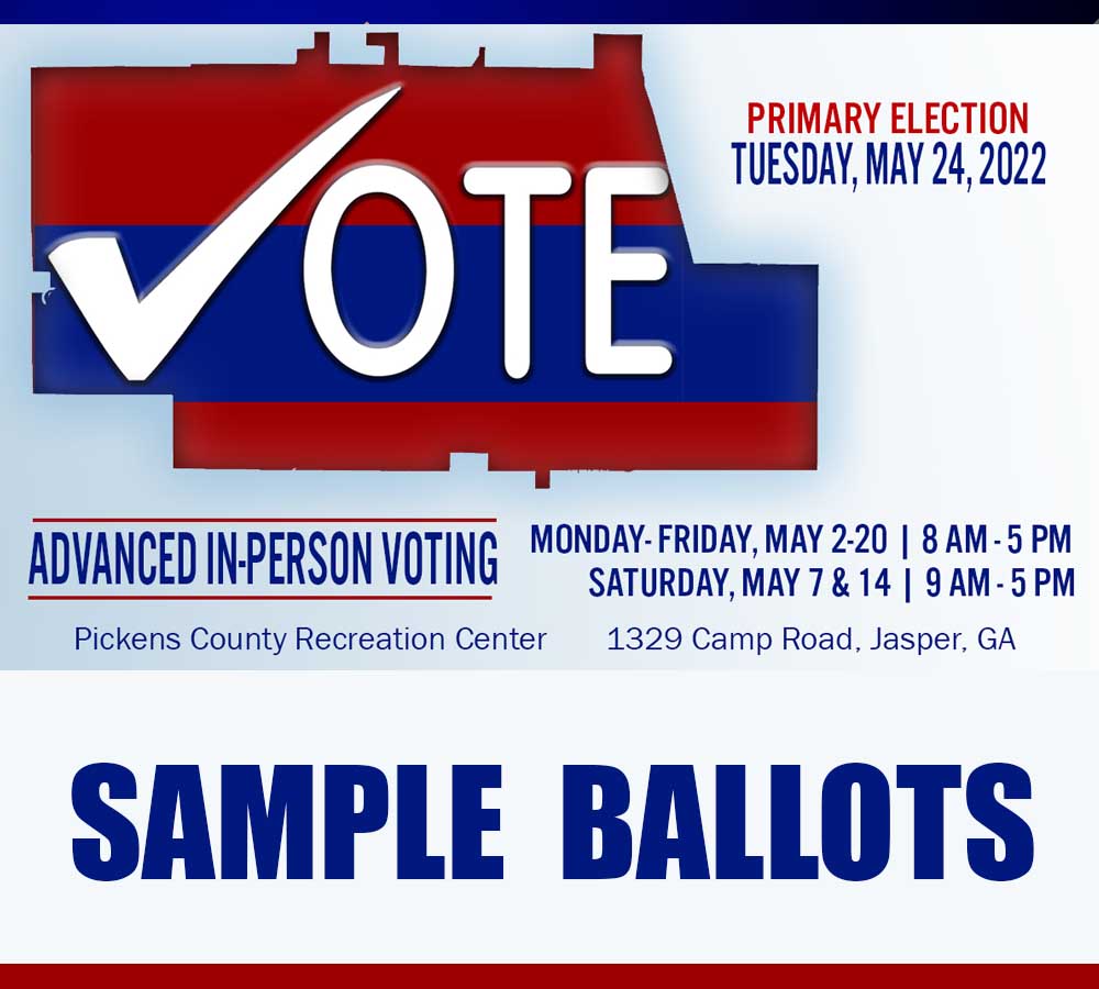 Advanced In-person Voting Through May 20th