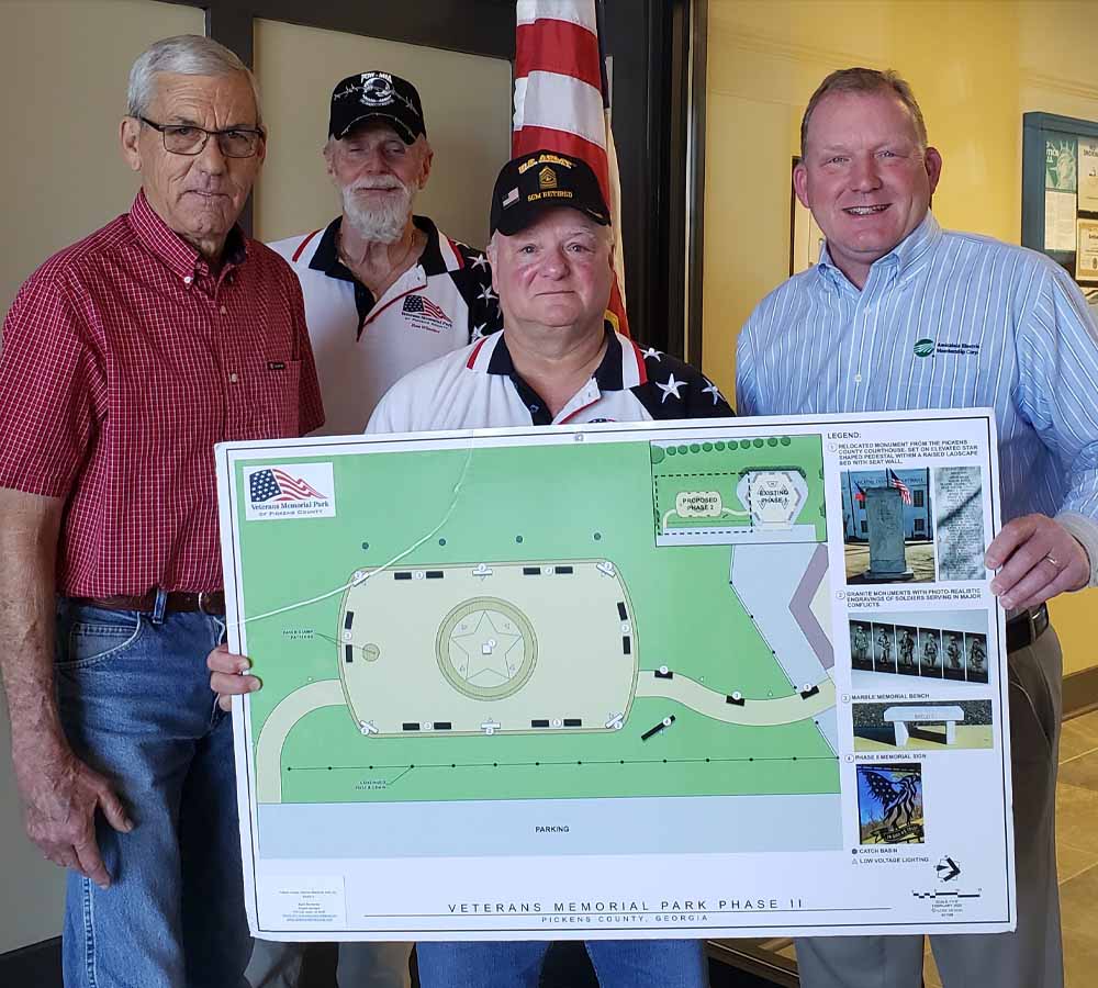 AEMC Donates 20K to Phase II of Veterans Memorial Park