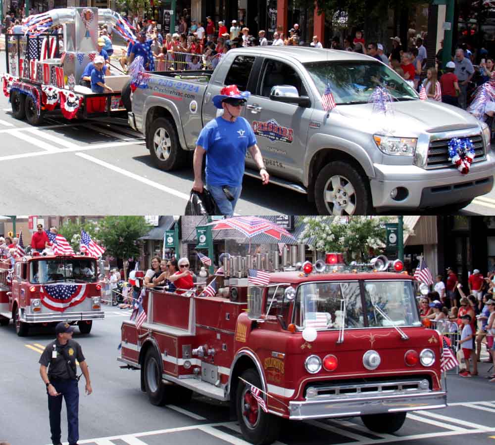 Parade Winners:  1st - Cheshire Heating & Air; 2nd - David Solomon's Fire Truck