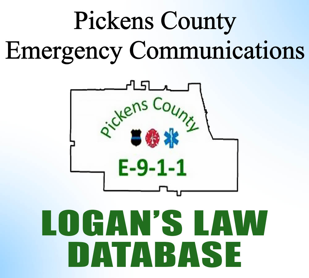 Pickens County E911 Creates Logan’s Law Database