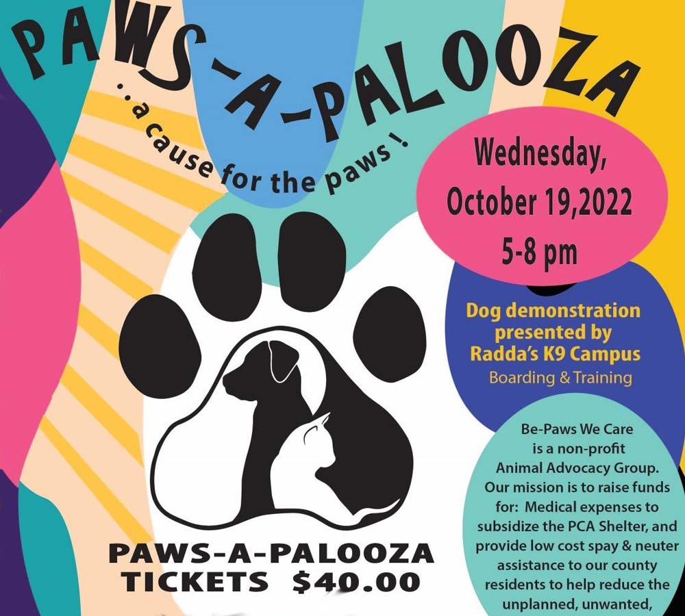 PAWS-A- PALOOZA; A Cause for the Paws 