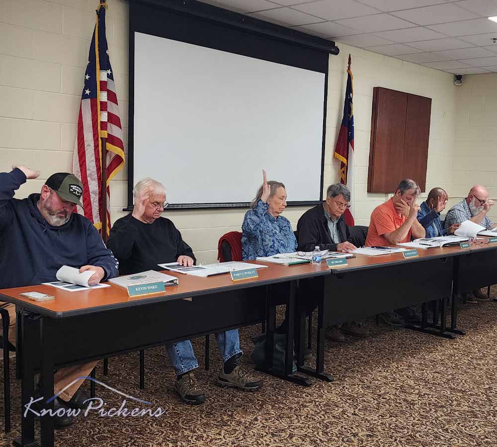Pickens County Planning Commission March 2024