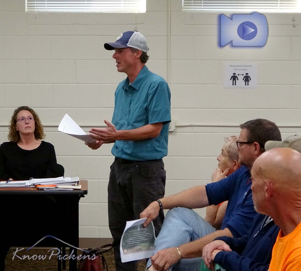 Pickens County Planning Commission October 2023