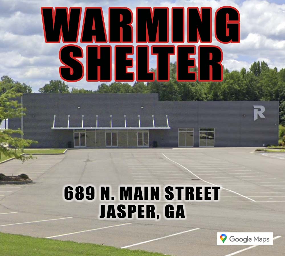 Warming Shelter Open in Pickens County