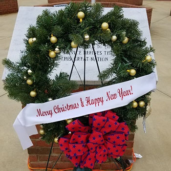 Christmas Wreath Veterans Memorial Park