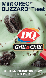 Oreo Mint Blizzard for March at Dairy Queen in Jasper