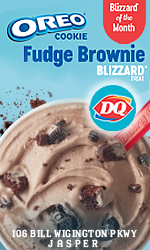 November Blizzard of the Month -  Oreo Cookie Fudge Brownie Dairy Queen in Jasper