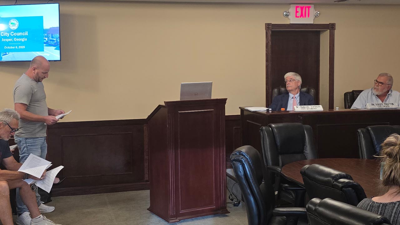 Jasper City Council October 6, 2025