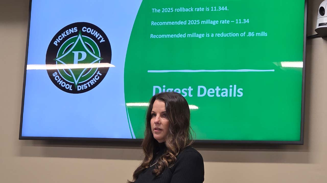 Pickens Board of Education Called Meeting Millage Rate September 22, 2025