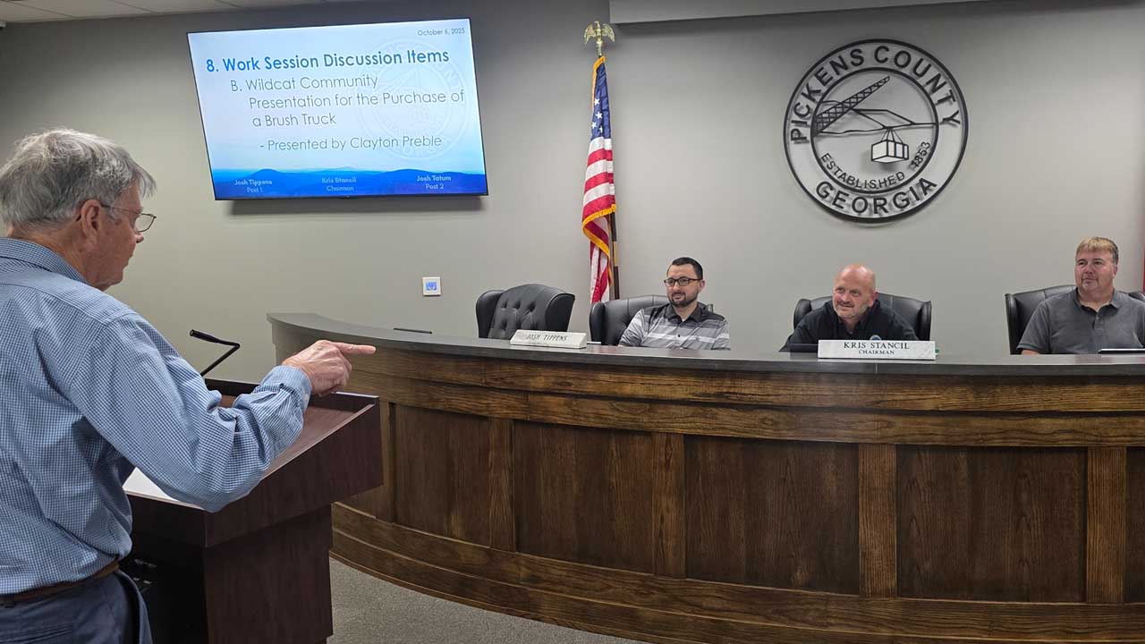 Pickens County Board of Commissioners Work Session & Called Meeting October 6, 2025