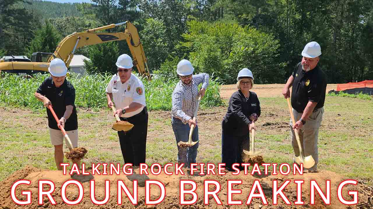 Talking Rock Fire Station Ground Breaking September 9, 2025